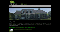 Desktop Screenshot of ironstone-homes.com