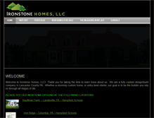 Tablet Screenshot of ironstone-homes.com